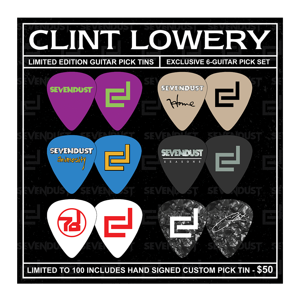 Clint Lowery: LIMITED EDITION GUITAR PICK TIN