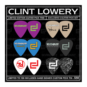 Clint Lowery: LIMITED EDITION GUITAR PICK TIN