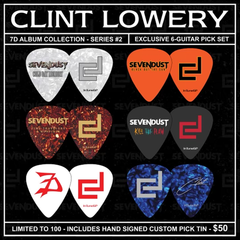 Clint Lowery: LIMITED EDITION GUITAR PICK TIN (Series #2)